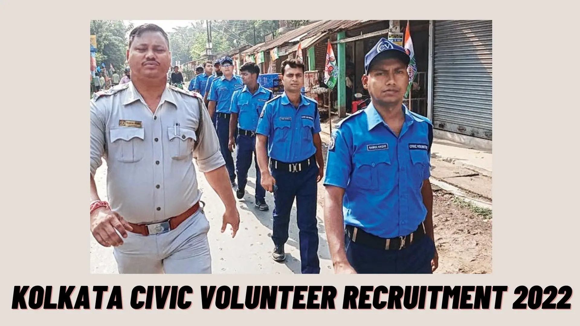 Kolkata Civic Volunteer Recruitment 2022