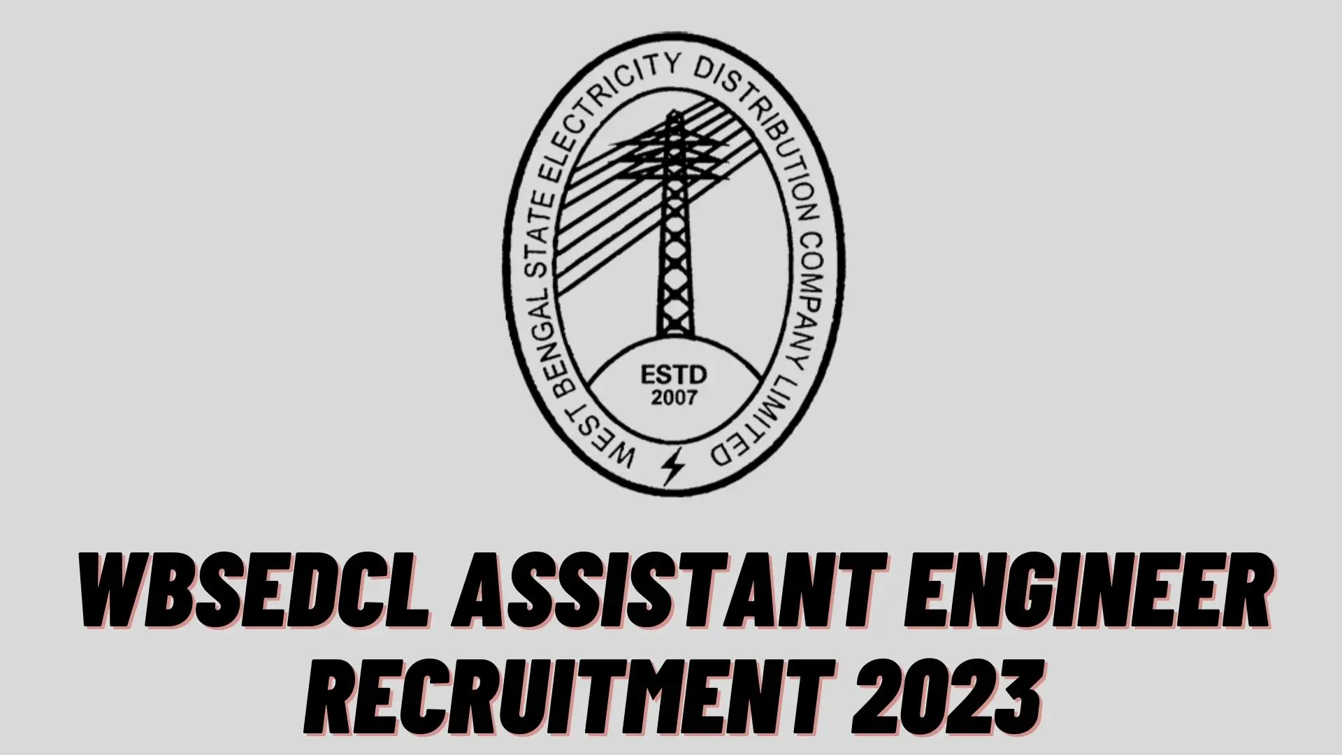 WBSEDCL Assistant Engineer Recruitment 2023