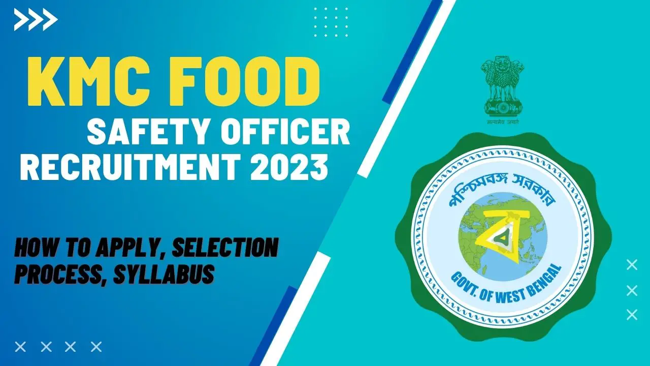 KMC Food Safety Officer Recruitment 2023