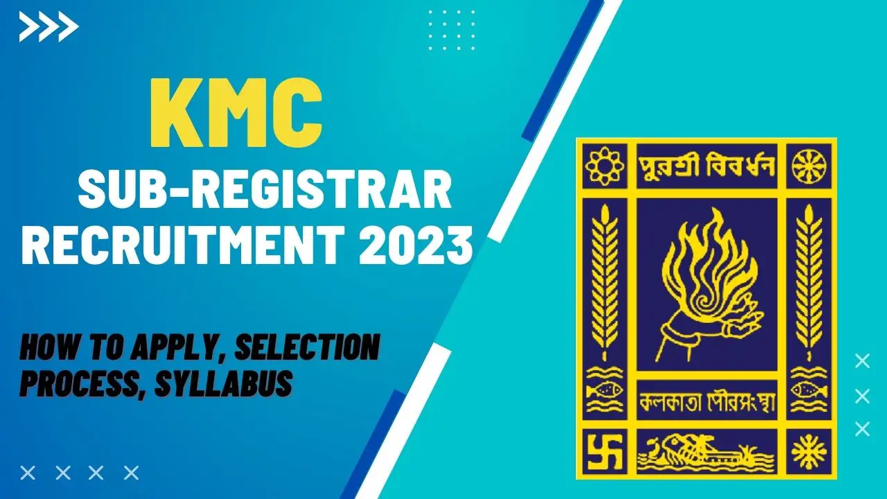 KMC Sub-Registrar Recruitment 2023