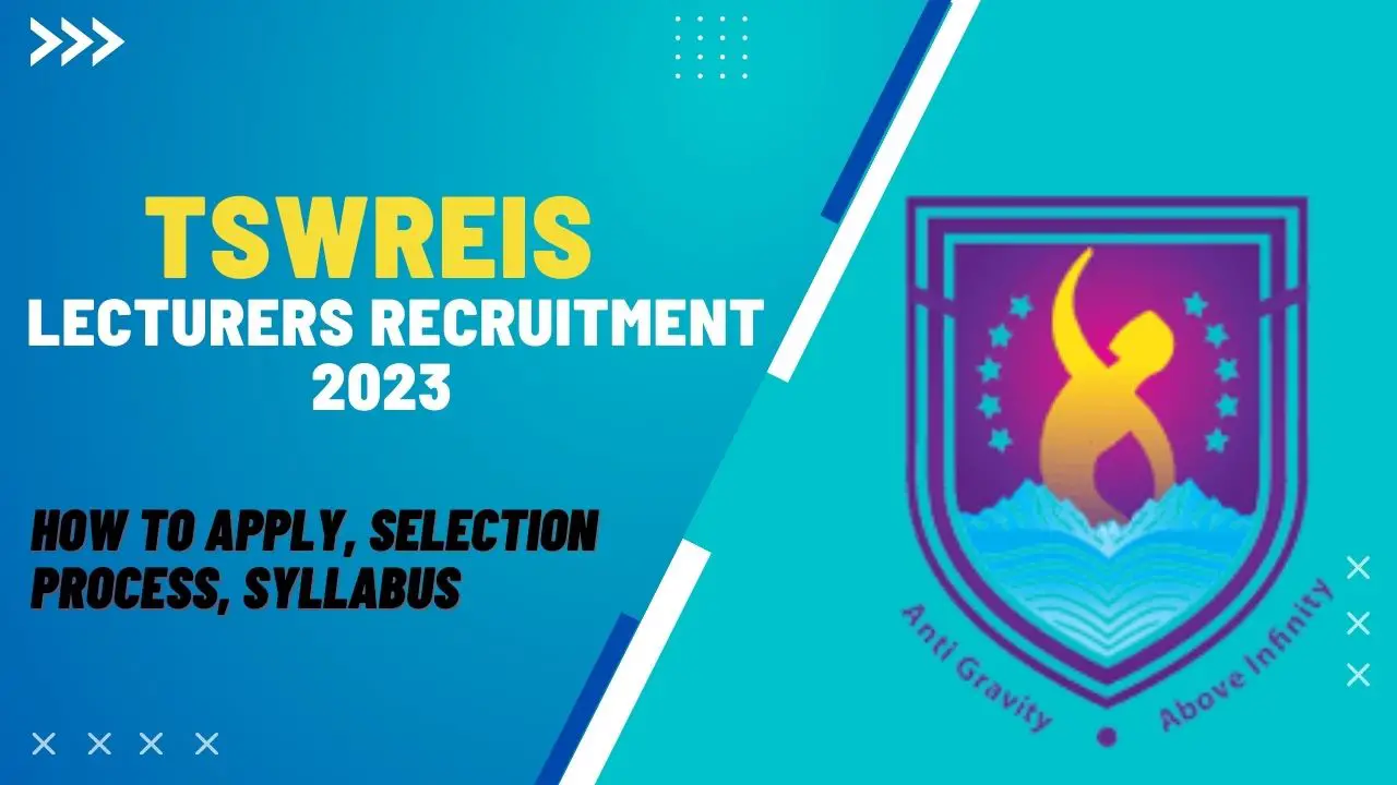 TSWREIS Lecturers Recruitment 2023
