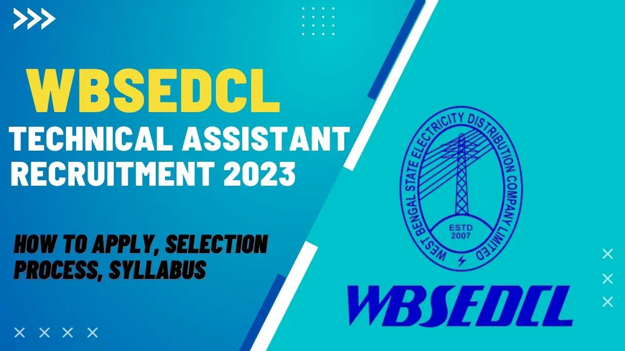 WBSEDCL Technical Assistant Recruitment 2023