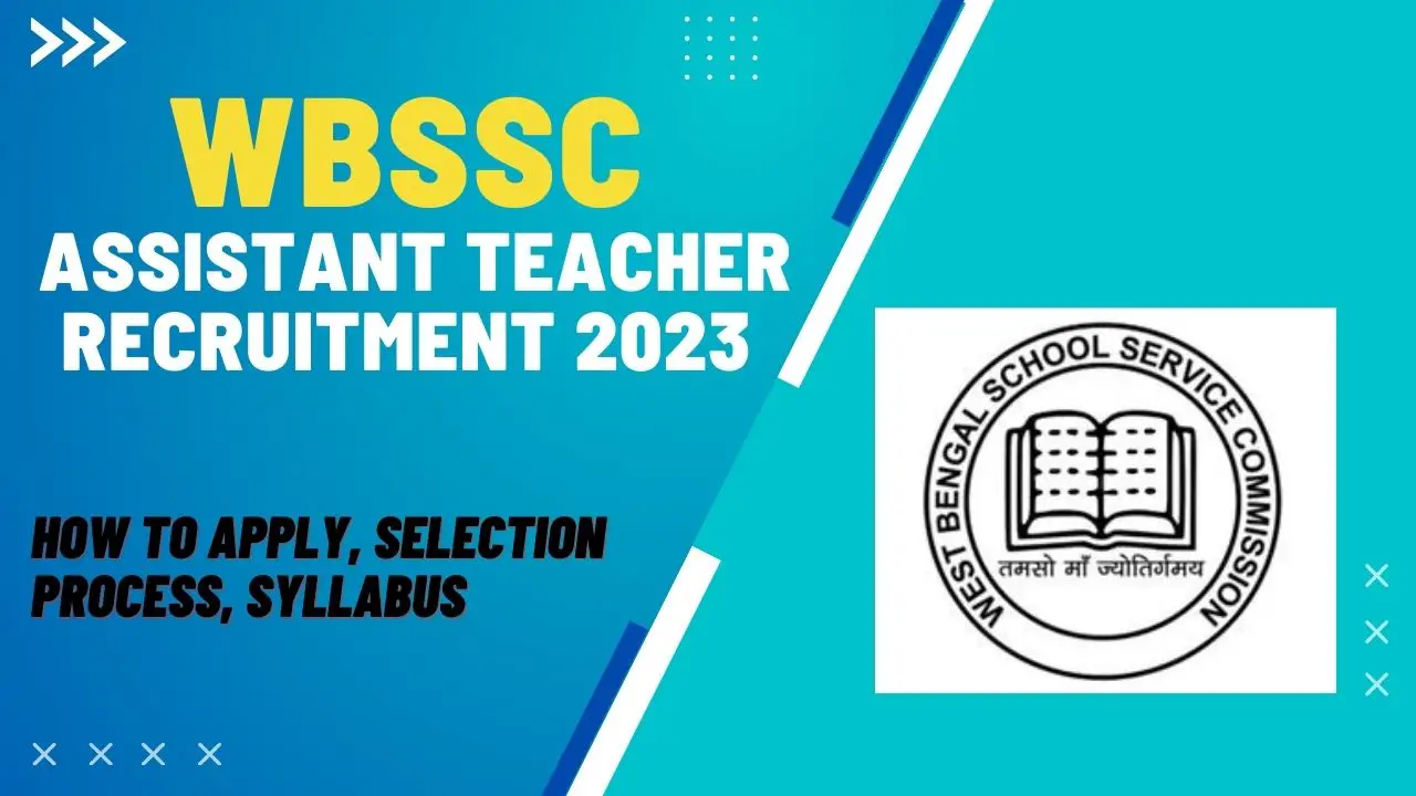 WBSSC Assistant Teacher Recruitment 2023