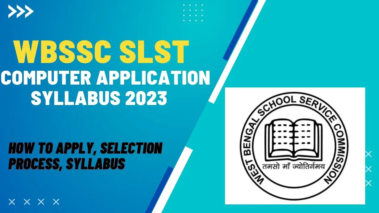 WBSSC SLST Computer Application Syllabus 2023