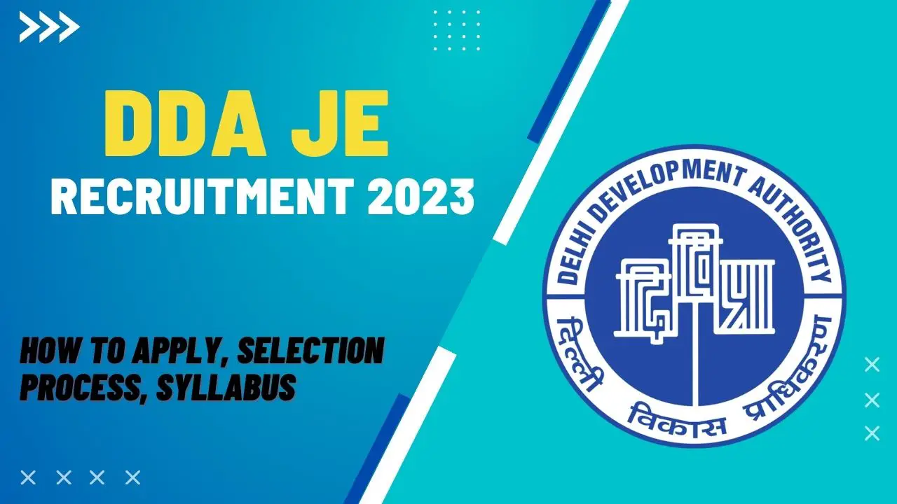 DDA JE Recruitment 2023
