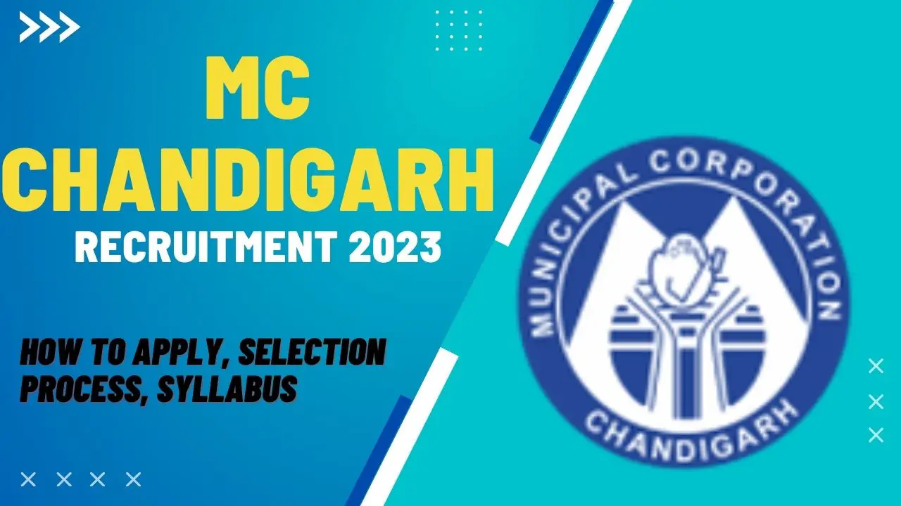 MC Chandigarh Recruitment 2023