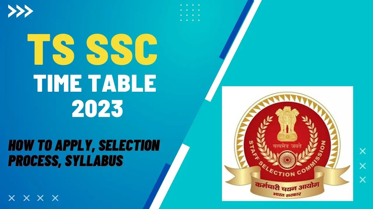 TS SSC Time Table 2023