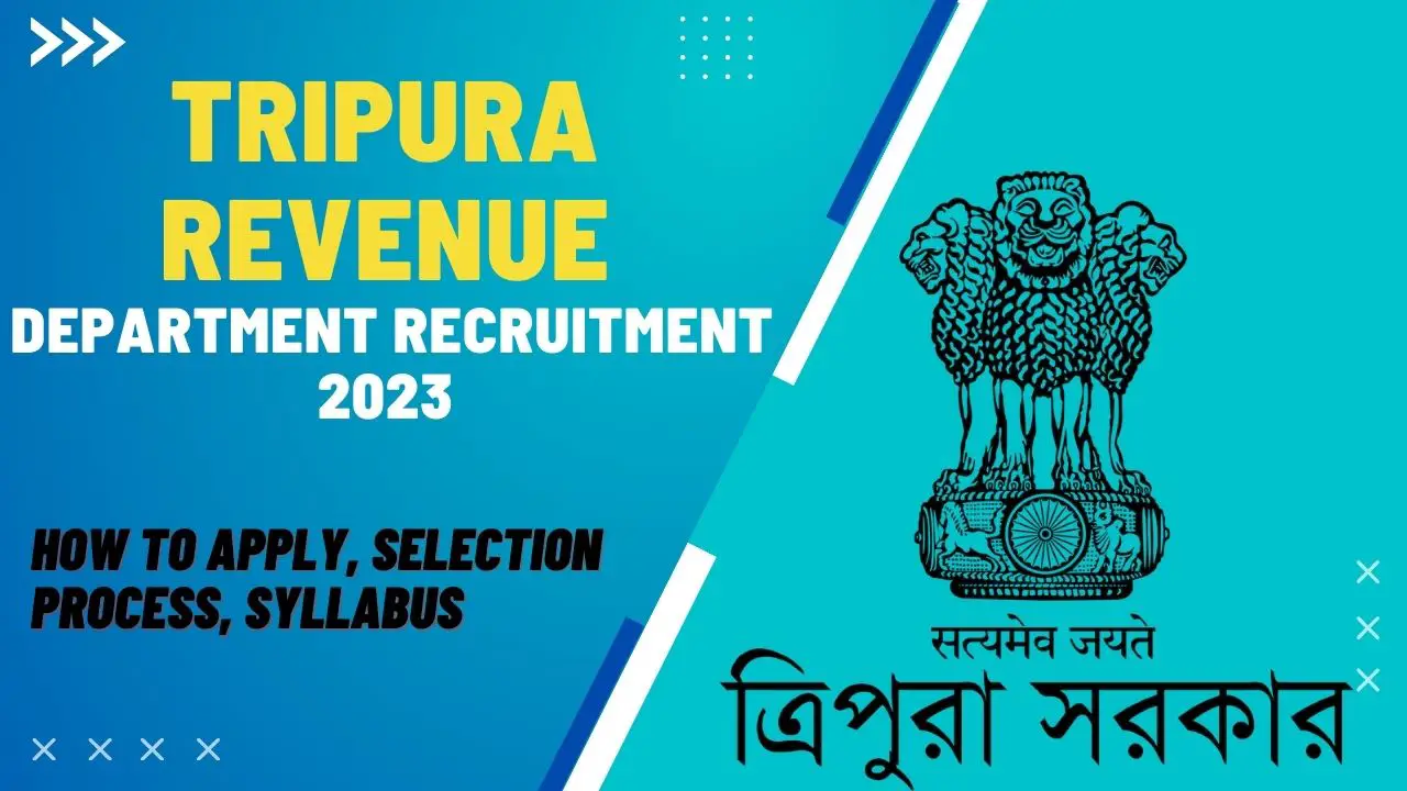 Tripura Revenue Department Recruitment 2023