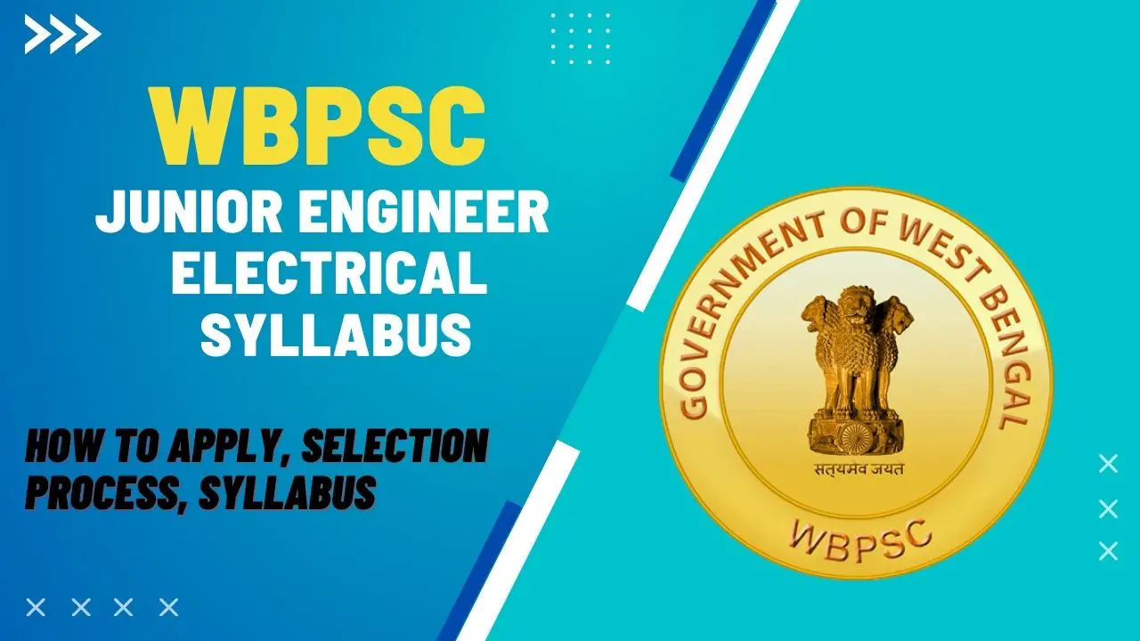 WBPSC Junior Engineer Electrical Syllabus