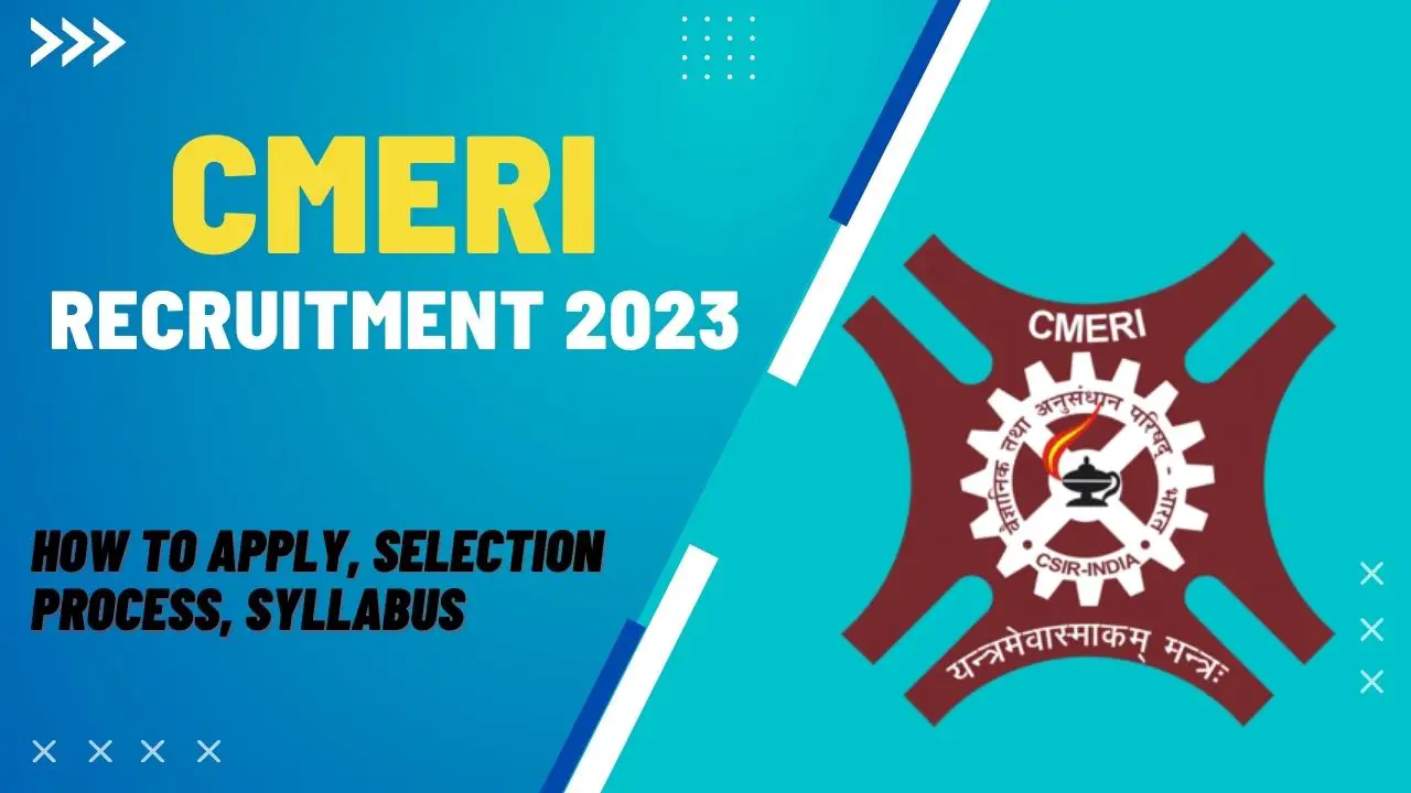 CMERI Recruitment 2023