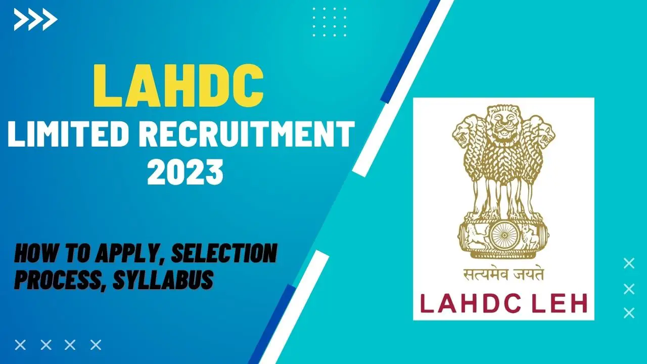 LAHDC Recruitment 2023
