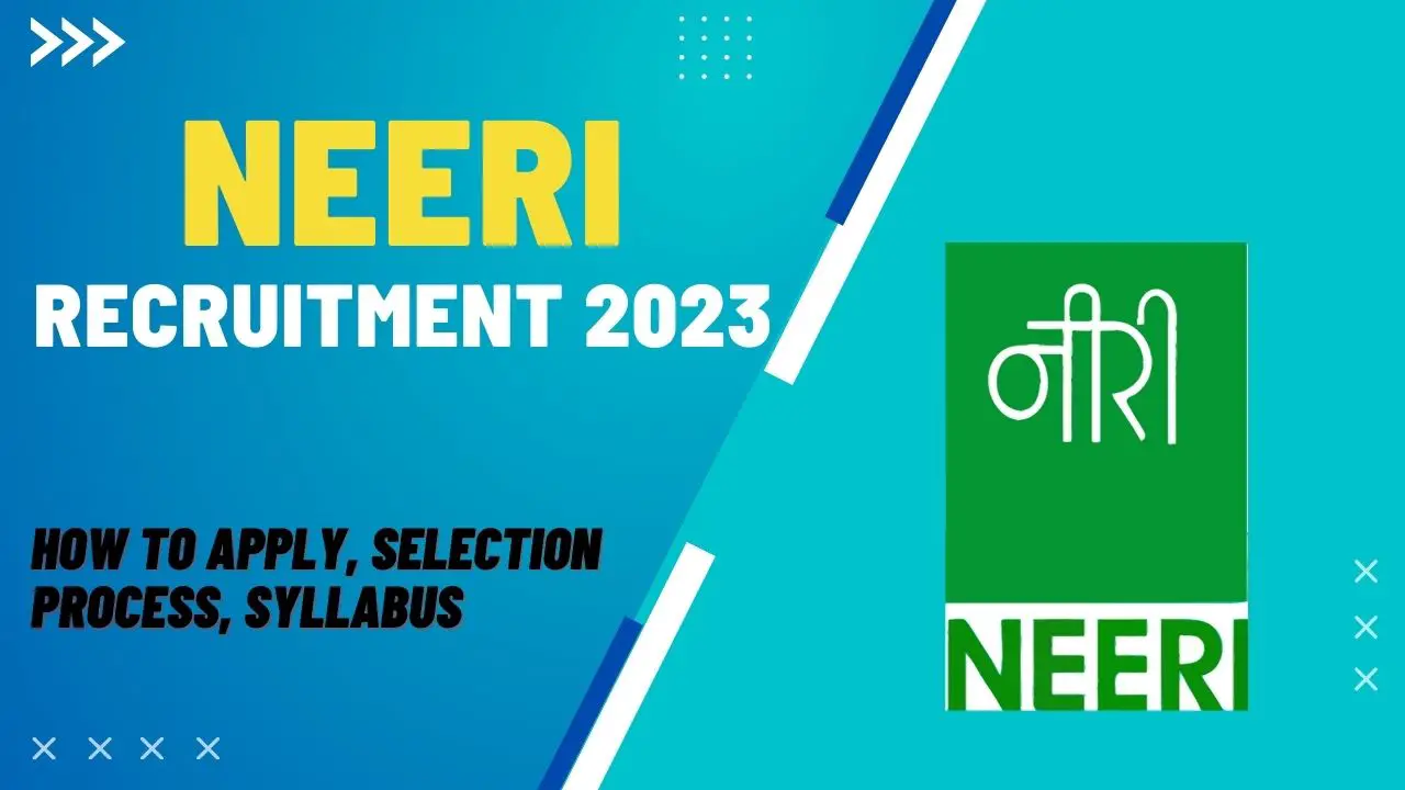 NEERI Recruitment 2023