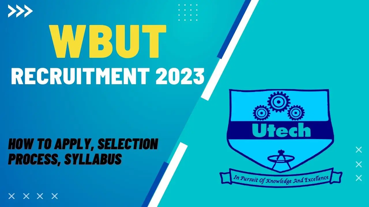 WBUT Recruitment 2023