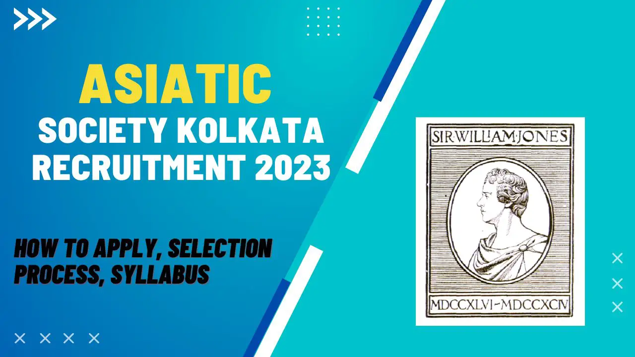 Asiatic Society Kolkata Recruitment 2023