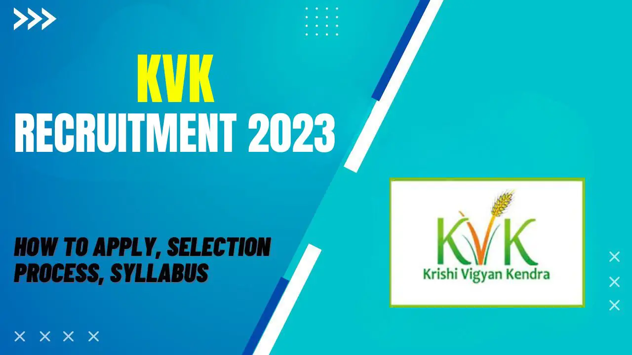 KVK Recruitment 2023