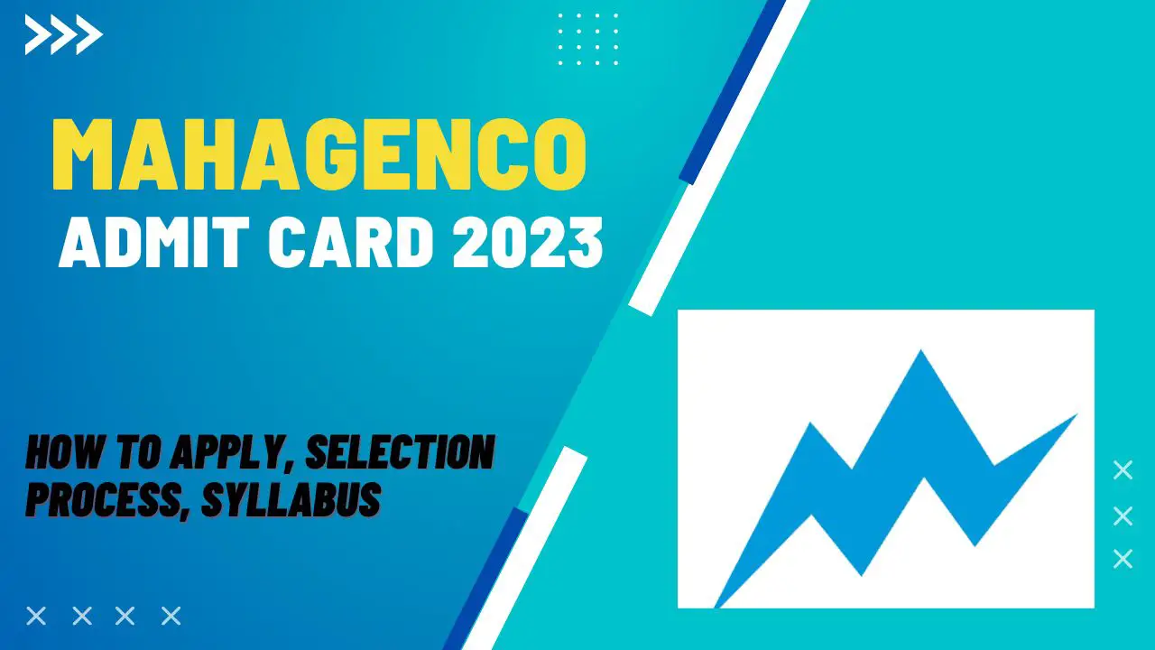 MAHAGENCO Admit Card 2023