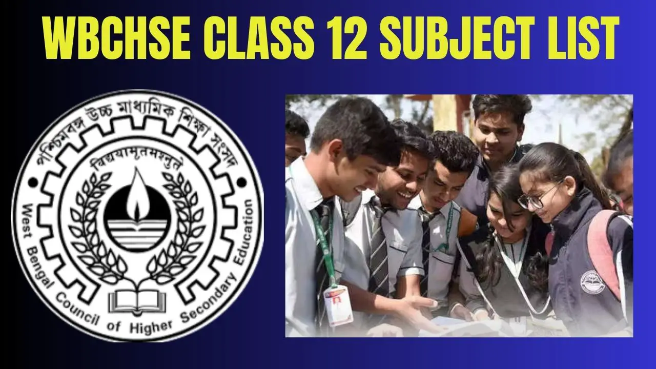 WBCHSE Class 12 Subject List