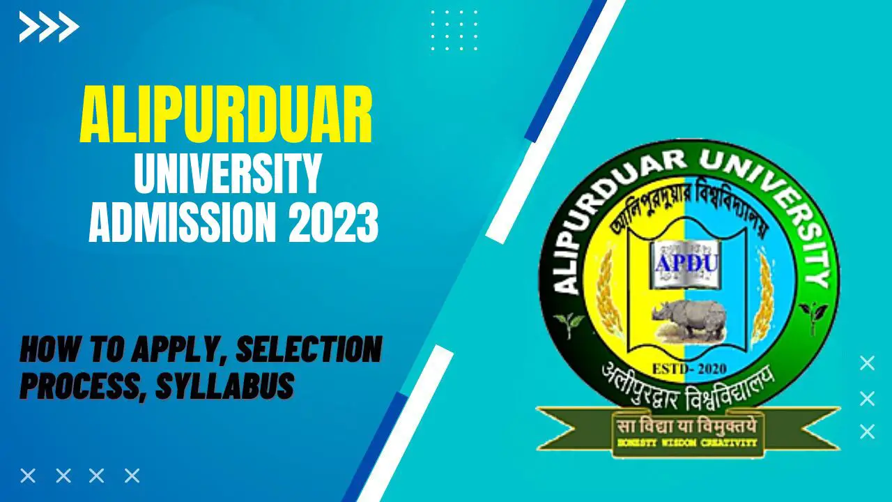 Alipurduar University Admission 2023