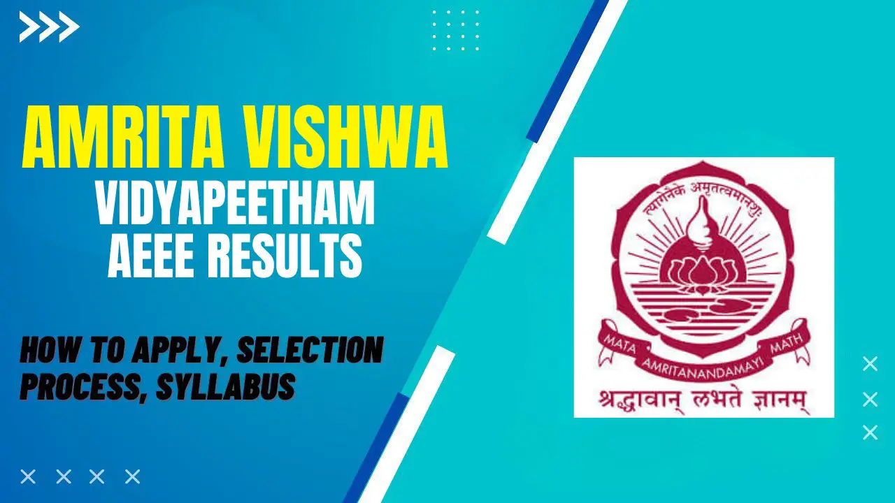 Amrita Vishwa Vidyapeetham AEEE Results