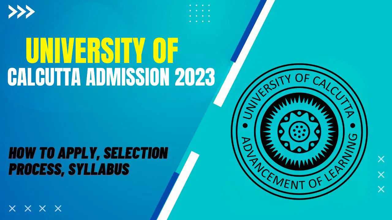 University Of Calcutta Admission 2023