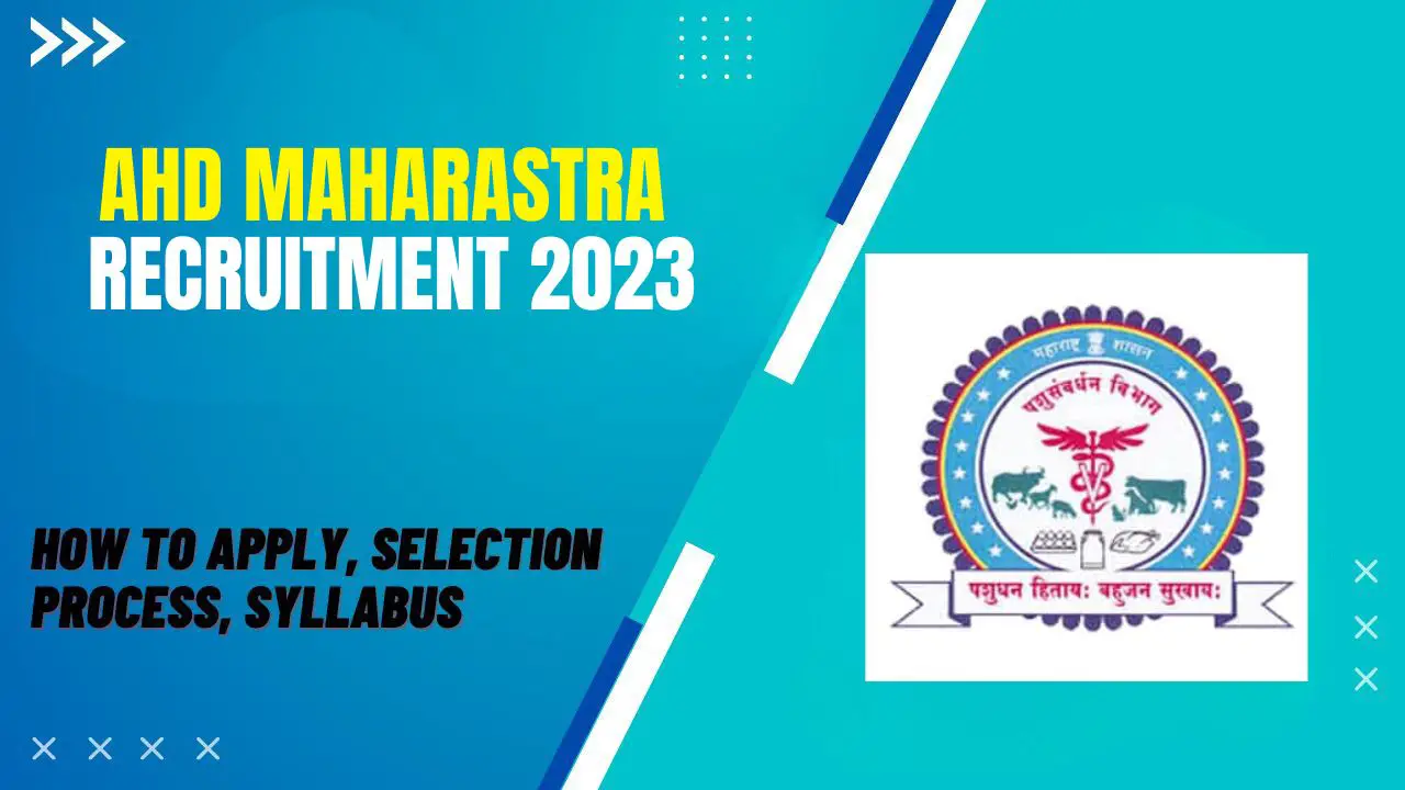 AHD Maharashtra Recruitment 2023