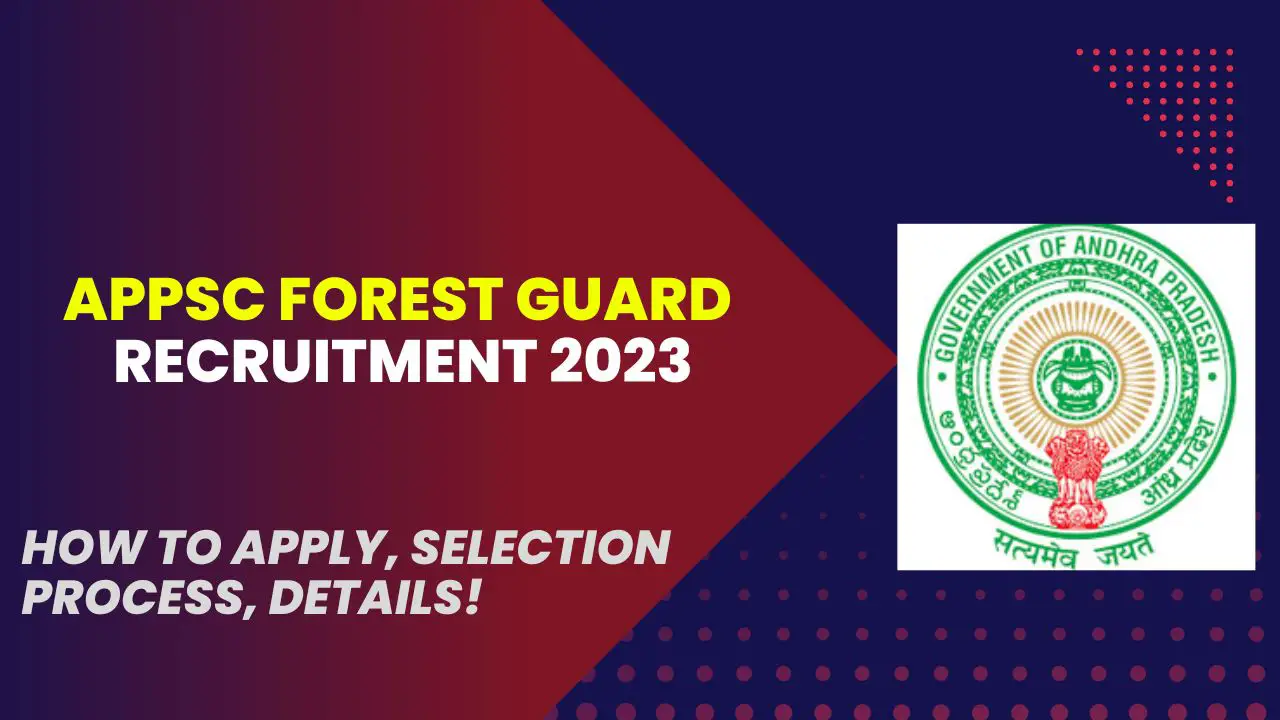 APPSC Junior Accounts Officer Recruitment 2023