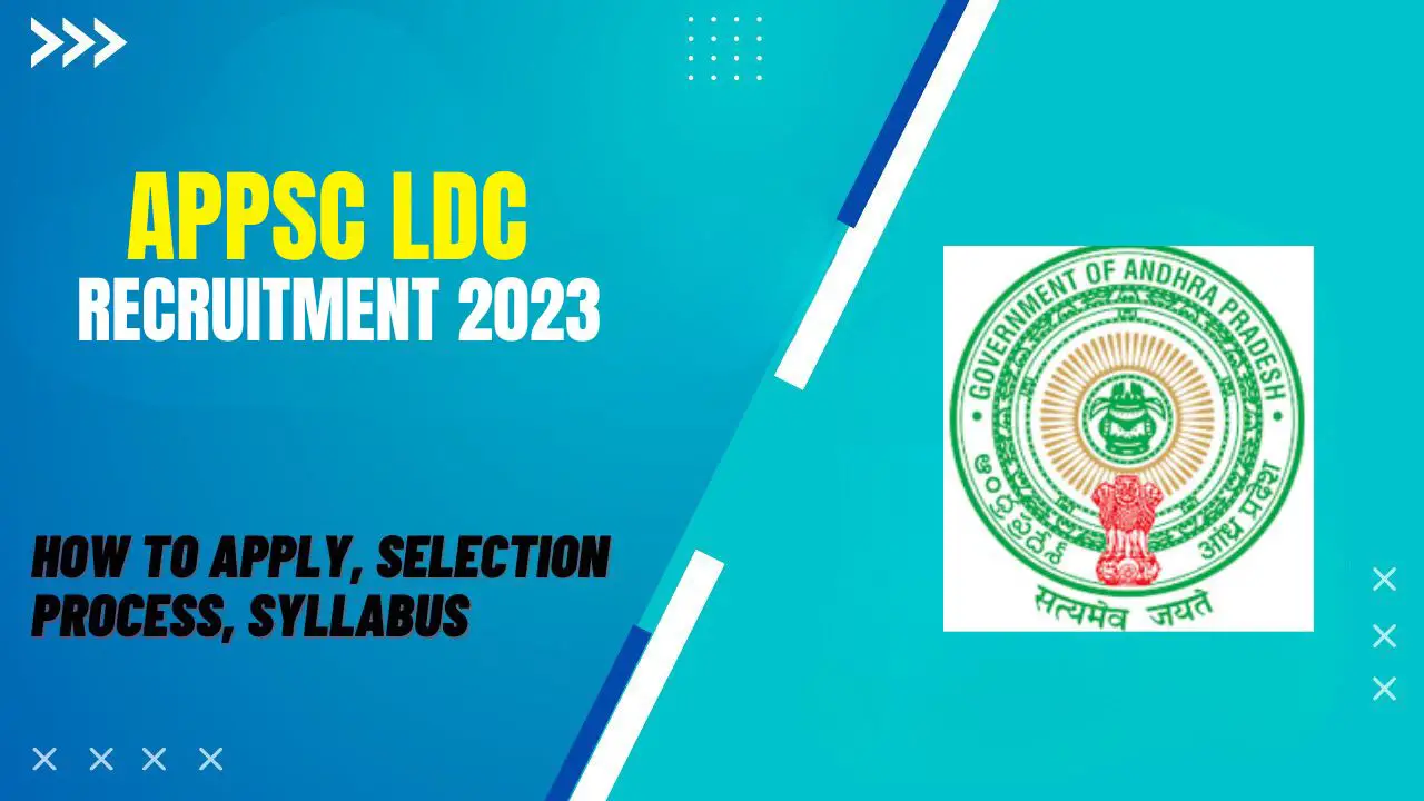 APPSC LDC Recruitment 2023