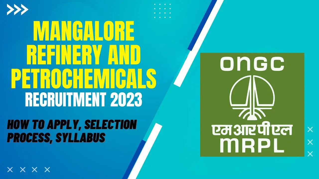 Mangalore Refinery And Petrochemicals recruitment 2023