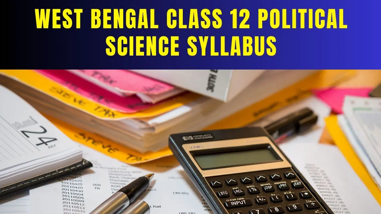 West Bengal Class 12 Accountancy Syllabus